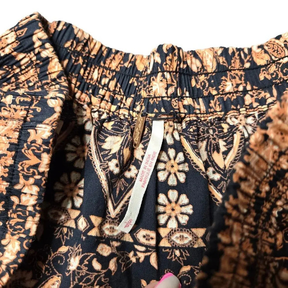 Free People All About The Tiers Printed Midi Skirt - Picture 6 of 6